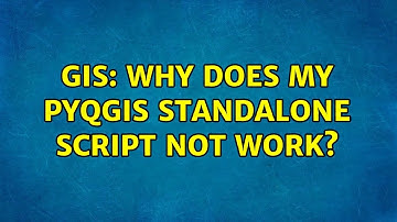 GIS: Why does my PyQGIS standalone script not work?