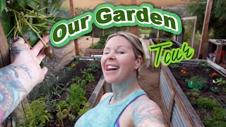 GARDEN TOUR! 🌱🥑🍉🍓 Everything We're Growing... | KristenxLeanne