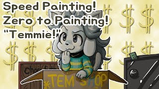 [Speed Painting] Temmie!!!~ (From zero to complete)