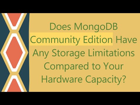 Does MongoDB Community Edition Have Any Storage Limitations Compared to Your Hardware Capacity?