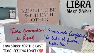 LIBRA! "I DIDN'T STOP MYSELF TODAY.I WAS RUNNING AWAY FROM MY EMOTIONS❤️‍🔥" (NEXT 24HRS)#love #tarot