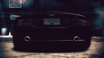 (NFSMW) Aston Martin DB9 - Exhaust Video