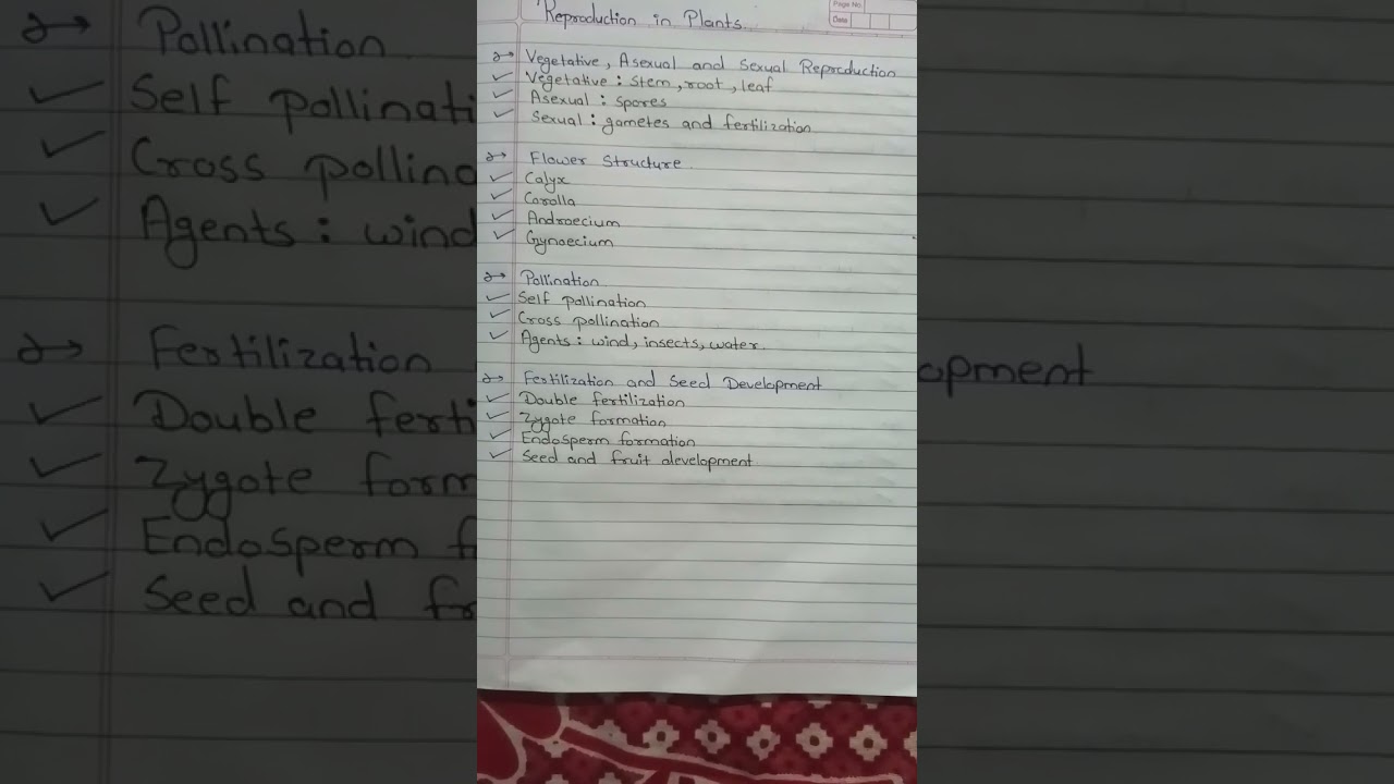 Reproduction in 🌱 Full Explanation | BSc Botany Unit 3 | Double Fertilization & Flower Structure