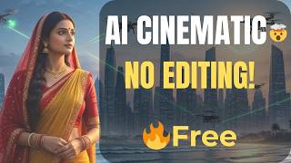 Editing Lekunda Cinematic Video 😱 | Free AI Tool Telugu screenshot 5
