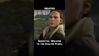 volatile — Dragon age : Inquisition dialogue scene