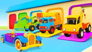 Mejores episodios. Vehículos de Servicio. Dibujos animados de coches para niños