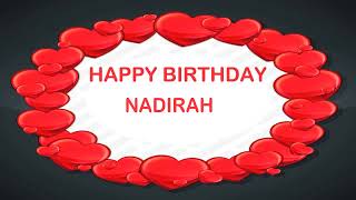 Nadirah Birthday Postcards - Happy Birthday NADIRAH