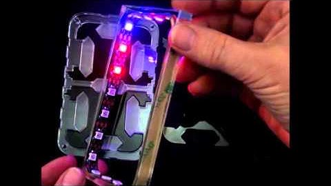 Seven-Segment Digit - Lasercut - 22 Ws2812 LED-Strip 1/3