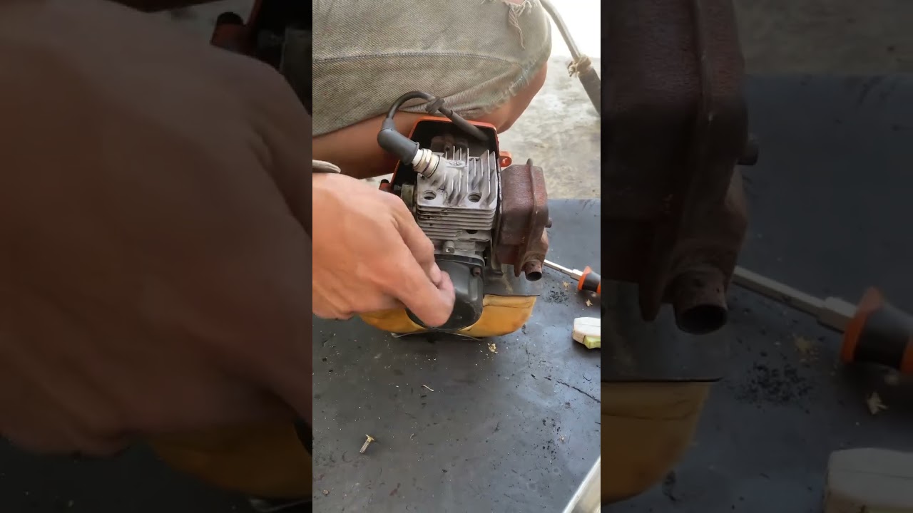 Replacing the piston rings for the lawn mower engine, let’s check it together.