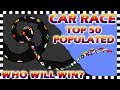 Car Race - Country Cars - Top 50 Populated Countries 2019 - Algodoo