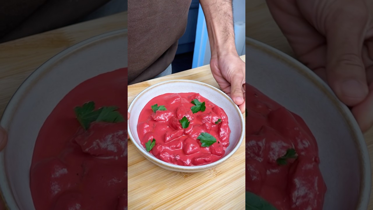 Pink chicken curry recipe | Malayalam