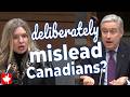 Did You Deliberately Mislead Canadians Minister Pressed On 78B Deficit 140B In New Spending
