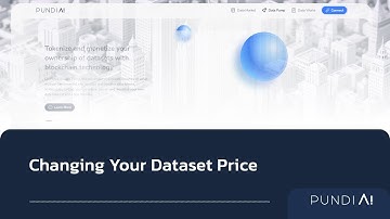 How to Change Your Dataset Price on Pundi AI Data Market