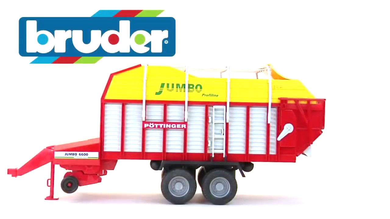 Bruder 2214 - Pöttinger Jumbo Profiline 6600 hooiraapwagen Bruder 2214 - Pöttinger Jumbo Profiline 6600 hooiraapwagen