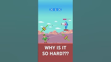 Bowmasters: Why Can’t We Hit This Shark?! 🦈🎯😂 #bowmasters #shorts