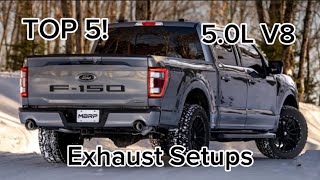 Top 5 BEST EXHAUST Setups For Ford F150 5.0L V8!