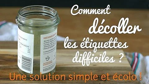 Comment retirer une étiquette sur le fond d'une casserole ?