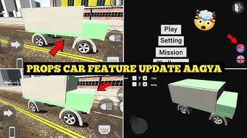 New Props Car Feature Cheat Code in Indian Bike Driving 3D 🤯🔥| New Option in Game 😍| Harsh in Game