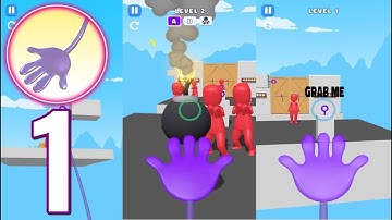 Grabby Grab - Gameplay Walkthrough Part 1 (Android, iOS)