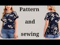 How to sew women's clothes?👗 | Pattern making and sewing step by step for beginners ✂️🧵