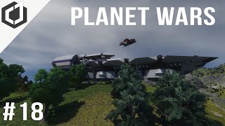 Space Engineers | PLANET WARS - 18 | The Helicarrier!