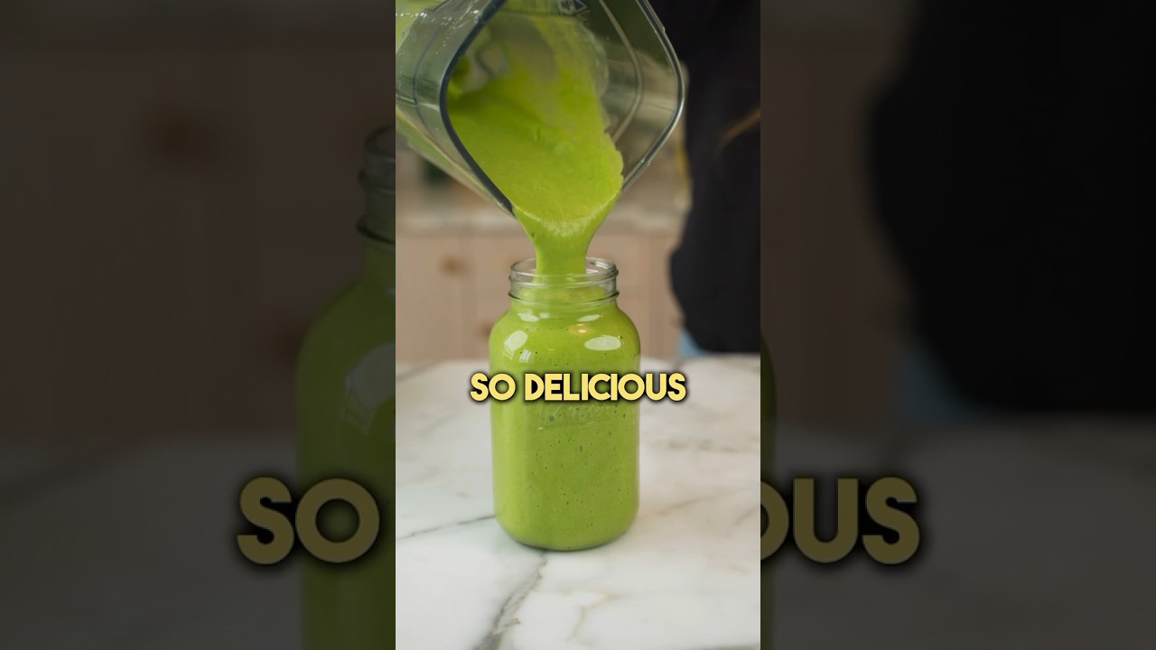 The GREEN SMOOTHIE I Drink Every Day (good for weight loss, skin, hair, energy) 🔥💚🔥