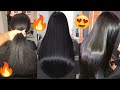 🔥😍💎 GORGEOUS NEW SHINY SILK PRESS ON NATURAL HAIR COMPILATION ✨😍