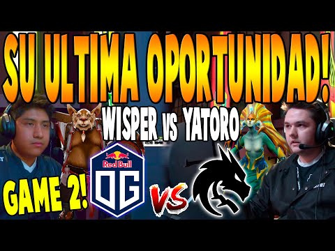 OG vs TEAM SPIRIT [GAME 2] BO2 - "WISPER, YURAGI vs YATORO, - BETBOOM DACHA DUBAI 2024 DOTA 2