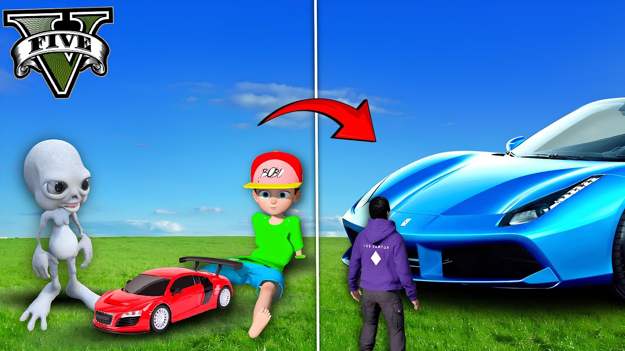 ကျနော် ကားတစ်ခါတိုက်မိတိုင်း ကားက အရွယ်အစားပိုကြီးသွားတယ် | ET Super Car in GTA V | SMART On Live