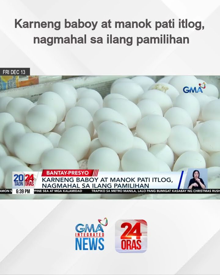 Karneng baboy at manok pati itlog, nagmahal sa ilang pamilihan | 24 Oras