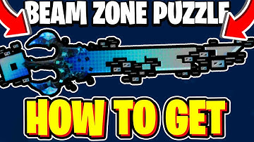 How To COMPLETE BEAM ZONE PUZZLE & GET LIGHT EDGE SWORD! (Roblox The Hunt Mega Edition Event)