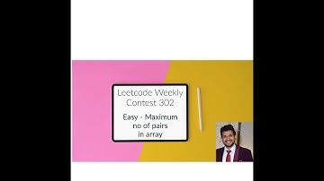 Leetcode Weekly contest 302 - Easy - Maximum Number of Pairs in Array