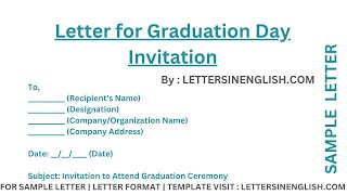 Surat Undangan Wisuda – Contoh Surat Undangan Wisuda