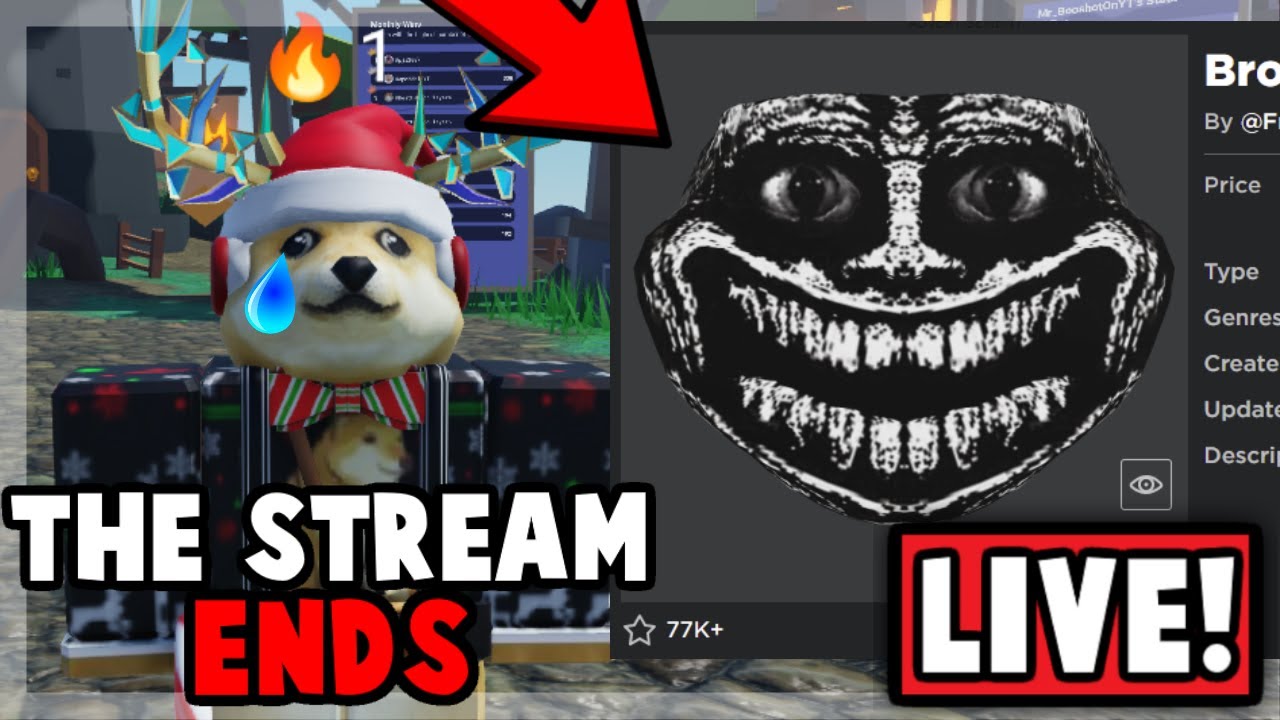 If I SCREAM, I END THE STREAM.. | ROBLOX SCARY GAMES LIVE | Roblox LIVE -  Roblox profile: https://www.roblox.com/users/384639097/profile
 Group: https://www.roblox.com/groups/3915557/BOO-SQUAD#!/about
Discord Server: https://di