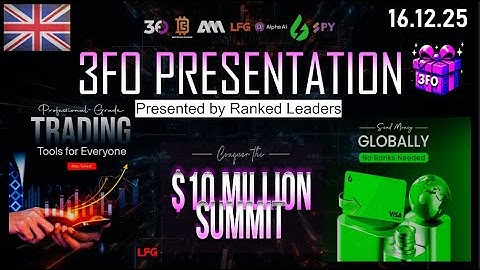 UK | 16th December, Tuesday - 3FO Presentation