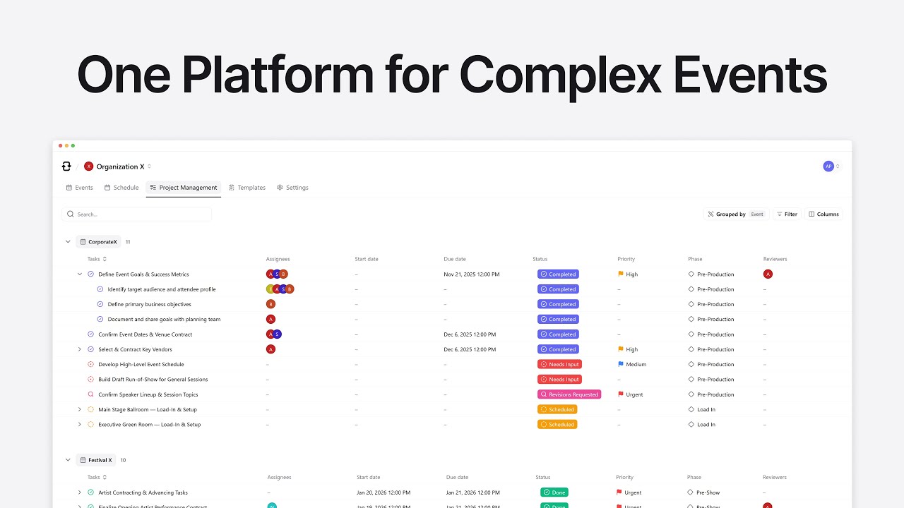 How Top Event Teams Run Complex Events in One Platform (Full BackOps Demo)