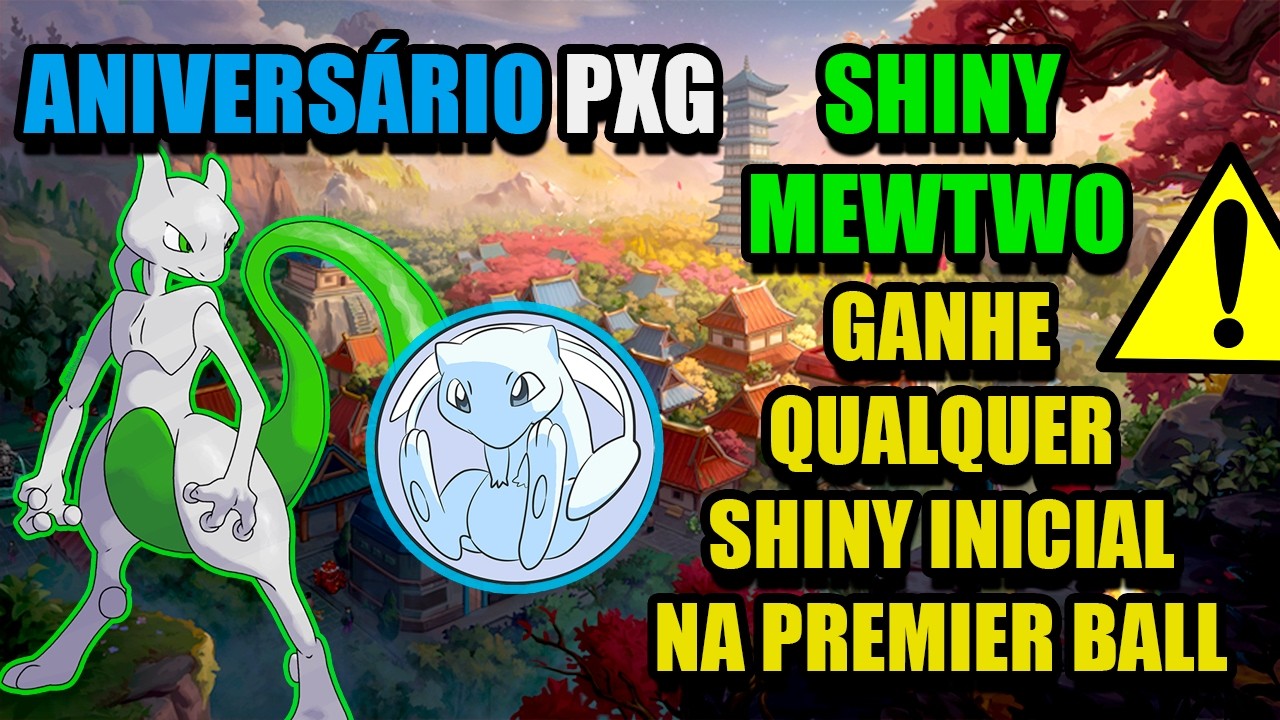LIBEROU! Dungeon do Shiny Mewtwo PXG – Guia Completo + Escolhendo o Melhor Shiny Inicial