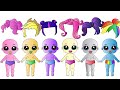 Equestria Girls as babies -Mlp Clay miniature for Doll house tutorial
