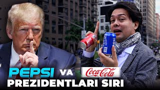 Cola va Pepsi ichib mazza qiladigan Prezidentlar! Colani tekin tarqatishgani va Pepsi bilan raqobat