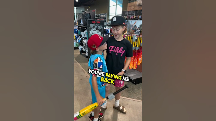 Boy surprises little brother on his own birthday with the bat he's always wanted... ❤️ Beautiful