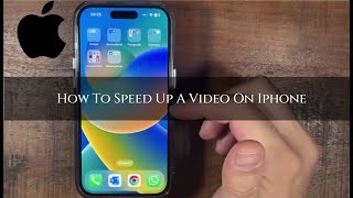 How To Speed Up A Video On Iphone