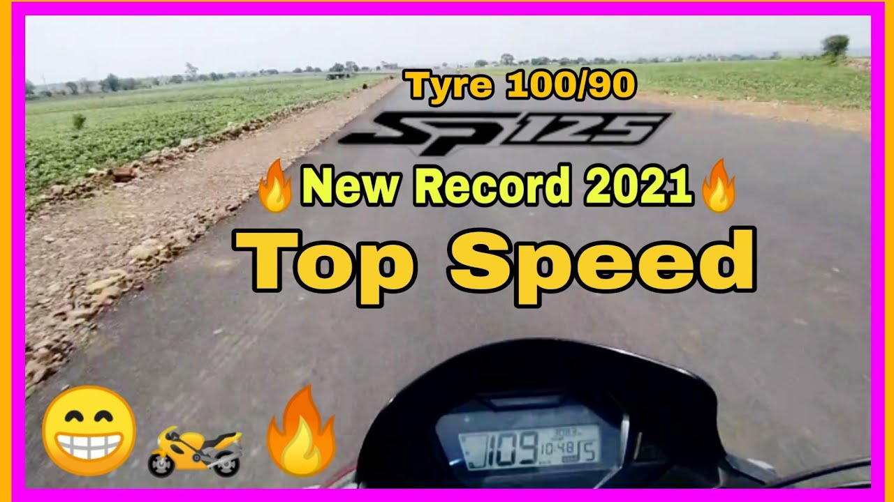 Honda Sp125 Bs6 Top Speed Tyre Upgraded 100 90 18 Sp 125 Bs6 Youtube