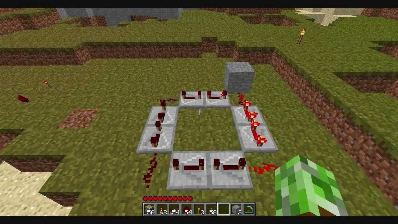 Minecraft Redstone Clock Tutorial - YouTube