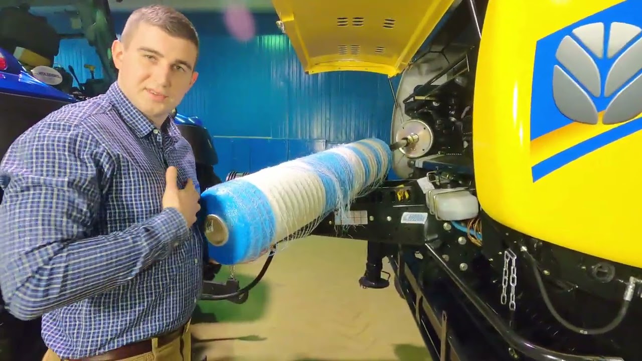 Prezentacja prasy zmiennokomorowej New Holland Roll-Belt 150 Crop Cutter