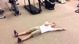 Arm rolling supine to prone