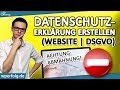 Website Datenschutzerklärung Erstellen (DSGVO): Simples Tutorial | Generator | Einfügen in WordPress