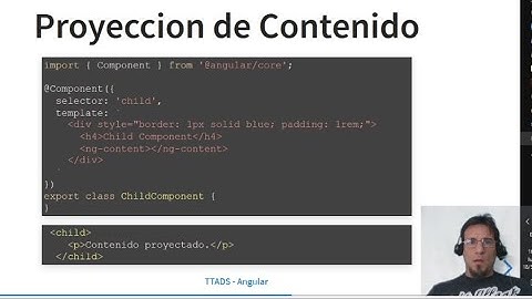 Angular - Proyección de contenido