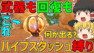 【フォートナイト】武器も回復もハイブスタッシュから手に入れたアイテムしか使えない縛りに挑戦!ビクロイなるか!?【ゆっくり実況】