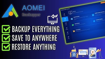 How to Backup or Restore Your PC/Laptop with AOMEI Backupper
