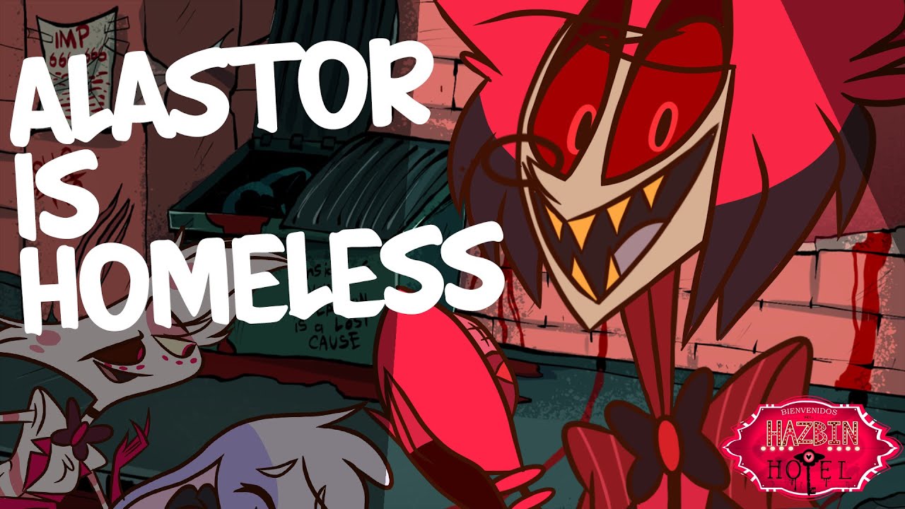 АЛАСТОР БЕЗДОМНЫЙ / (Ангел,Аластор,Эшли) Отель Хазбин Анимация AnimatedMau